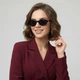 Жіночі сонцезахисні окуляри овальної форми Honey Fashion Accessories чорний (4-67) - изображение 1