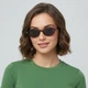 Жіночі сонцезахисні окуляри овальної форми Honey Fashion Accessories хакі (4-67) - изображение 2