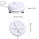 Портативна Ультразвукова Пральна Машина Mini Wash з Mini-USB - зображення 4
