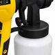 Электрический универсальный краскораспылитель Electric Paint Sprayer с курковым механизмом (механический), 1-1,5 атм, 220В, 500 Вт, 800мл, 26,5x27,5см, Жёлтый - изображение 3