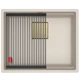 Кухонна мийка Franke KUBUS 2 KNG 110-52 Gold Edition гранітна під стільницю Сахара з Rollmat 125.0762.027 - изображение 1