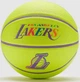 Баскетбольный мяч Wilson NBA Team Neon Lakers размер 7 композитная кожа (WZ4037404XB) - изображение 1