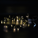 Гірлянда роса на батарейках та від USB, 10м, 100Led, Xmas, Тепле світло - зображення 5