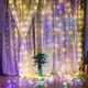 Светодиодная гирлянда Штора от сети, 3х2м, 200LED, Разноцветный - изображение 2