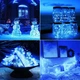 Гірлянда роса на батарейках та від USB, 5м, 50Led, Xmas, Синій - зображення 4