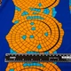 Ткань трикотаж Bagira 200 гр/м2 150 см, 100% полиэстер, трикотаж для платьев, топов и повседневной одежды синий - изображение 5