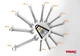 Набор ключей 12 предметов (6-22мм) WMC TOOLS WT-5123 - изображение 5