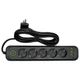Сетевой фильтр-удлинитель 5 розеток 3xUSB-A 1xUSB-C 3м черный HP-5-42 - изображение 3