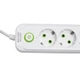 Мережевий фільтр-подовжувач 3 розетки 3хUSB-A 1xUSB-C 5м білий HP-5-35 - зображення 4