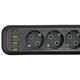 Сетевой фильтр-удлинитель 5 розеток 3xUSB-A 1xUSB-C 3м черный HP-5-42 - изображение 5