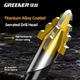 Сверла GREENER 4шт с зубцами для плитки, стекла 6 / 8 / 10 / 12 мм для сухого сверления - изображение 5