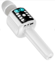 Караоке микрофон Hoco L24 Shine, беспроводной Bluetooth микрофон с колонкой 5W, RGB подсветка, USB, TF, AUX, белый - изображение 2