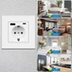 Розетка Folem RZ1 с USB и Type-C, быстрая зарядка QC3.0, 220V, настенная, белая - изображение 2