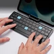 Клавіатура BauTech Bluetooth складана з магнітною підставкою Чорний (1014-646-00) - зображення 8