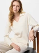 Пуловер женский Uniqlo 912802183 L Молочный (1160844862) - изображение 3