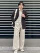 Пиджак классический удлиненный женский Uniqlo 59409971 S Коричневый (1160911008) - изображение 7