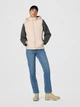 Теплый жилет короткий женский Calvin Klein 33932458 XL Бежевый (1160883465) - изображение 3