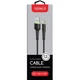 Дата кабель USB 2.0 AM to Micro 5P 1.2m CBFLEXM1 black Intaleo (1283126487453) - зображення 2
