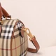 Женская сумка Burberry Mini Check Bowling бежевого цвета артикул 36590 - изображение 4