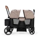 Wózek dziecięcy podwójny BabyTrold Adventure Czarno-piaskowy (5704211727026) - obraz 2