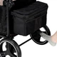 Wózek dziecięcy podwójny BabyTrold Adventure Czarno-piaskowy (5704211727026) - obraz 7