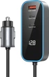 Автомобільний зарядний пристрій Bwoo CC107 PD USB-C - USB-A Port 30W Black (6933654815437) - зображення 3