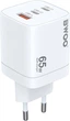 Ładowarka sieciowa Bwoo CDA147 PD Wall Charger 65W 2x USB-C port + USB-A White (6933654811088) - obraz 2