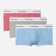 Набор трусов боксеров мужских хлопковых Calvin Klein NB4389-TKM(Brilliant Pink Multi) M 3 шт Микс (199156157208) - изображение 1