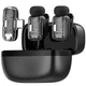 Петличный беспроводной микрофон WIWU WM008 Dual-mic ANC Type-C черный 0,142 кг - изображение 4