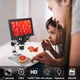 Цифровой микроскоп GAOSUO G1200HD 12Мп 7" LCD подсветка увеличение до 1200X металлический - изображение 12