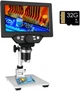Цифровой микроскоп GAOSUO G1200HD 12Мп 7" LCD подсветка увеличение до 1200X металлический - изображение 3