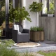 Горшок для растений Keter Deco square planter Walnut, коричневый - изображение 5