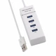 Концентратор USB HUB хаб 3.0 Dellta 303 на 4 порта White - изображение 2