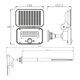Прожектор светлодиодный HOROZ ELECTRIC 068-022-0016-010 SPARROW-16 - изображение 4