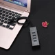 Концентратор USB HUB хаб 3.0 Dellta 303 на 4 порта Black - изображение 8