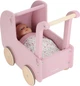 Drewniany wózek dla lalek Little Dutch z pościelą FSC (LD2519) (8713291225190) - obraz 10