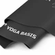 Антиковзний тонкий килимок для йоги Tiguar Yoga Basis з лінією вирівнювання тіла, чорний ( TI – J0008G ) - зображення 4