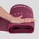 Антиковзний тонкий килимок для йоги Tiguar Yoga Basis з лінією вирівнювання тіла, фіолетовий (TI – J0008S ) - изображение 6
