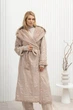 Женское двустороннее пальто с капюшоном и поясом ALBERTO BINI MKALB202-351 - 40/42, Бежевий - изображение 2