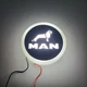 Светодиодный фонарь-эмблема MAN Неон Белый 12/24V для грузовиков - изображение 3