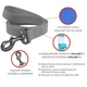 Повідець для собак WAUDOG Waterproof M Ш 20 мм Д 305 см чорний (27361) - зображення 5