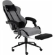 Кресло игровое GT Racer X-2324 Gray/Black (X-2324 Fabric Gray/Black Suede) - изображение 5