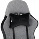 Кресло игровое GT Racer X-2324 Gray/Black (X-2324 Fabric Gray/Black Suede) - изображение 6