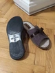 Женские домашние тапочки Belsta с открытым носком, вельветовые, коричневого цвета размер 40 - изображение 4