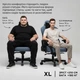 Кресло для геймеров Anda Seat T-Pro 2 Size XL Linen Grey/Black (AD12XLLA-01-GB-F) - изображение 2