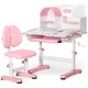 Комплект меблів (стіл + стільчик + полиця) Mealux Octo Pink (арт. BD-33 PN) - изображение 1