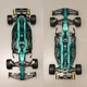 Конструктор Technic Aston Martin AMR25 F1 болид Формулы 1 1912 деталей масштаб 1 к 8 размер 65 см с рабочей подвеской и активным дифференциалом для коллекционеров автоспортивных моделей и любителей технических конструкторов - изображение 9