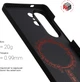 Чехол для смартфона ArmorStandart BlackIcon Aramid Twill MagCase для Samsung Galaxy S26 Ultra Black (ARM90147) - изображение 3