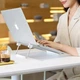 Подставка для ноутбука Ugreen LP230 Foldable Desktop Laptop Stand Silver (80348) - изображение 5