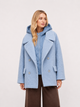 Женское демисезонное полупальто oversize со съемным жилетом ALBERTO BINI MKALB201-90/3-4-10 - 40/42, Блакитний - изображение 1